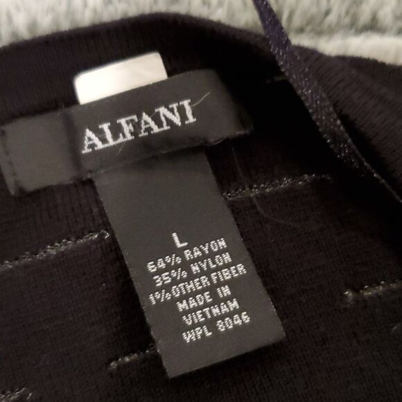 Cute black Alfani cardigan size L - Picture 3 of 7